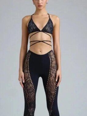 Oh Polly Lace Cutout Two-Piece Set – NWT